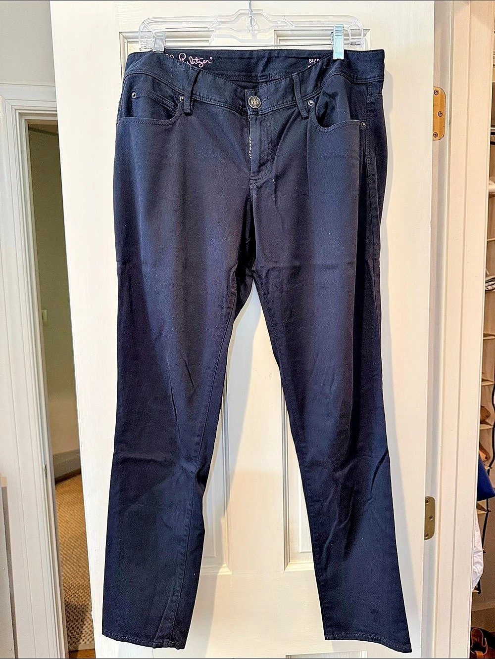 Lilly Pulitzer Worth Skinny Pants in Black Like New